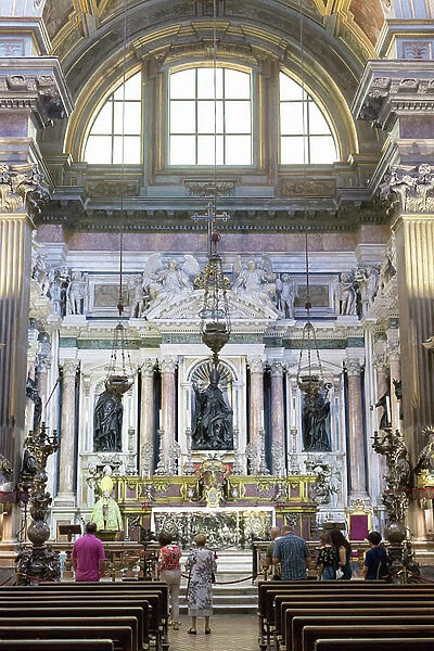 Royal chapel of the treasure of San Gennaro, Naples, Italy (photo)