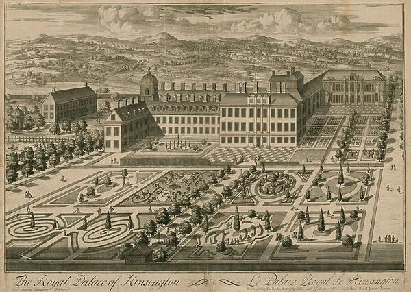 The Royal Palace of Kensington, London (engraving)