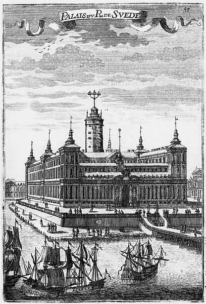 Royal Palace of Stockholm, illustration from Description de l Univers