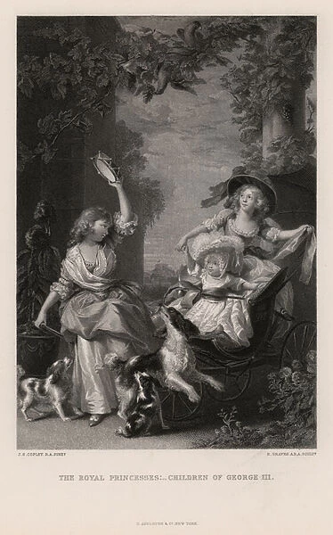 The Royal Princesses: Children of George III (engraving)