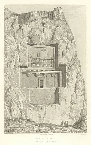 Royal Tomb, Naksh-i-Rustem (engraving)