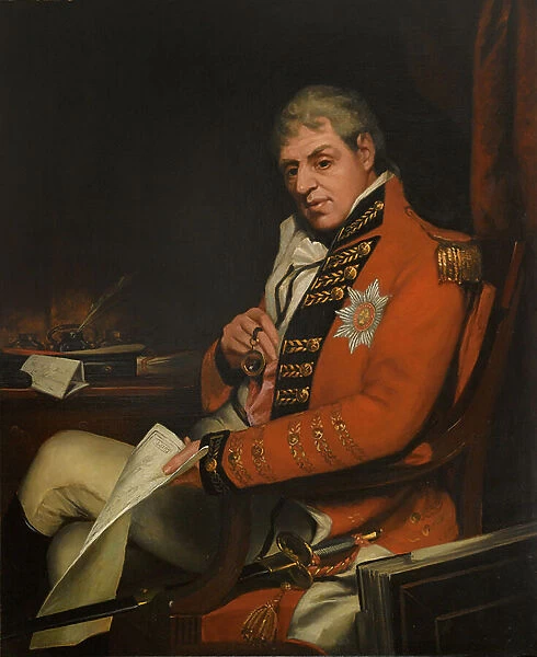 The Rt. Hon General Hely-Hutchinson, 2nd Earl of Donoughmore (oil on canvas)