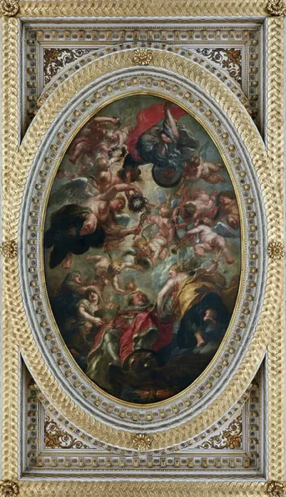 Framed Print : The Rubens ceiling