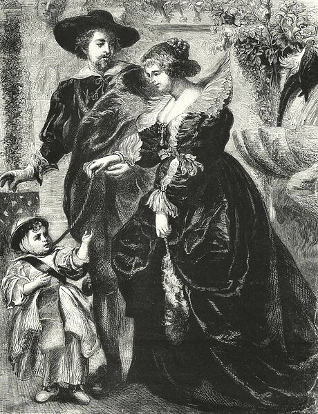 Rubens et sa famille (engraving)