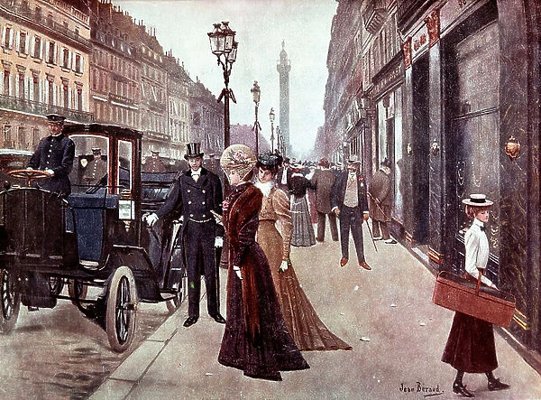 The rue de la paix in Paris, c. 1900 (painting)