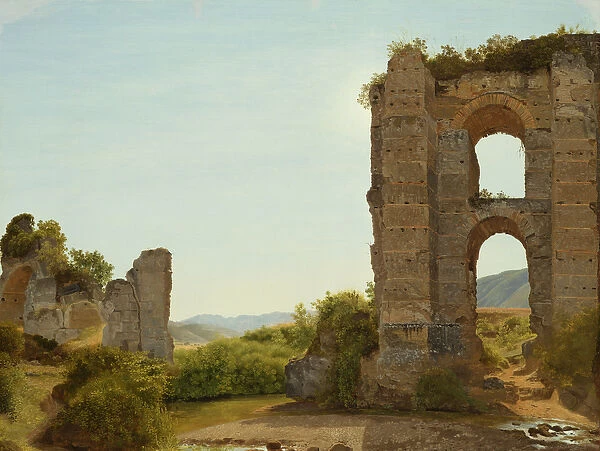 Ruin near Rome, c. 1796 (oil on paper on canvas)