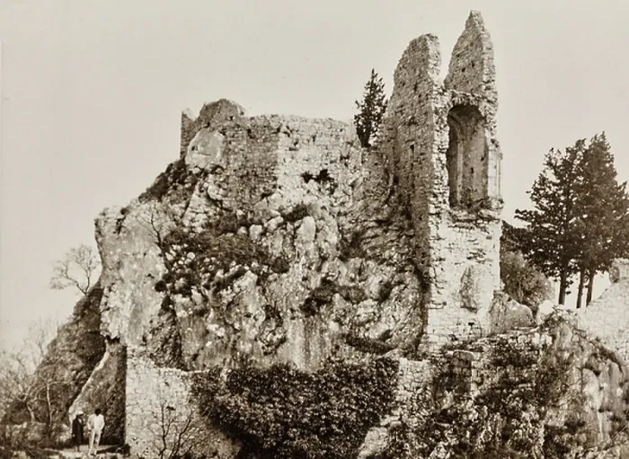 Framed Print : Ruins of a castle of Duino Framed Print : Ruins of a castle of Duino