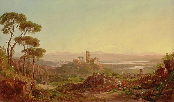 Ruins at Narni, Italy 1875 (Oil on canvas)