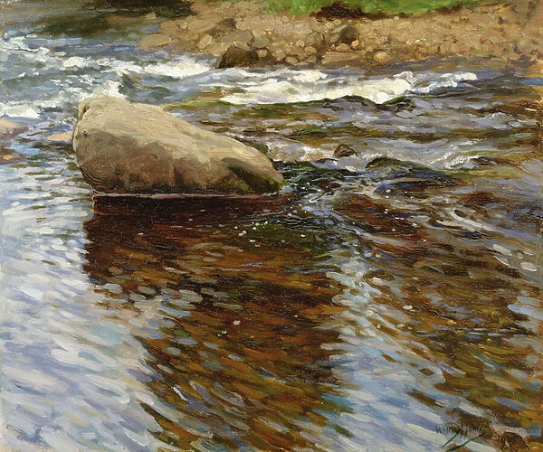 Running Water, 1905 (oil on panel)