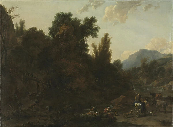 Rush Gatherers, 1657 (oil on canvas)