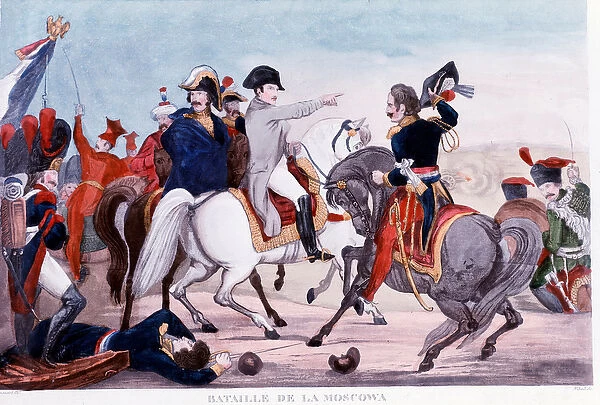Russian Campaign: Napoleon I at the Battle of the Moskova
