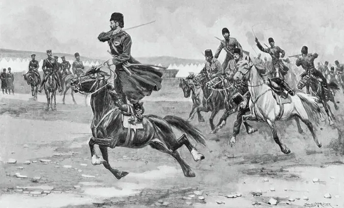 Framed Print : Russian Cossacks