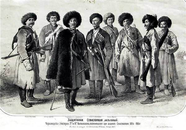 Russian Soldiers (litho)