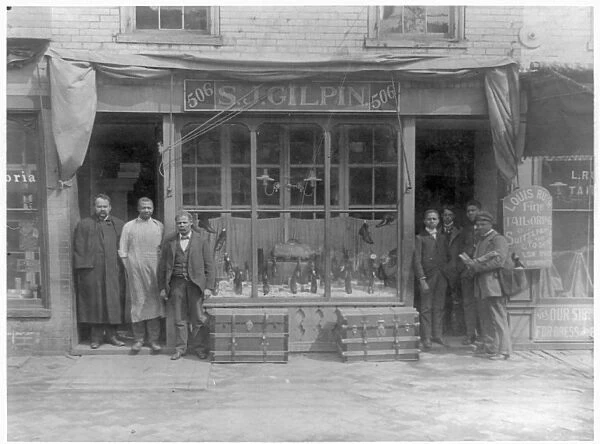 S. J. Gilpin shoe store, Richmond, Virginia, c. 1899 (b  /  w photo)