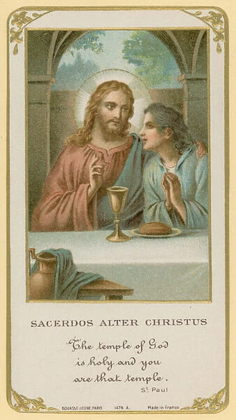 Sacerdos Alter Christus (chromolitho)