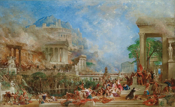 The Sack of Corinth, 1870 (oil on canvas)