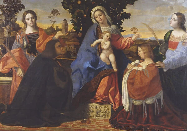 Sacra Conversazione (oil on canvas)
