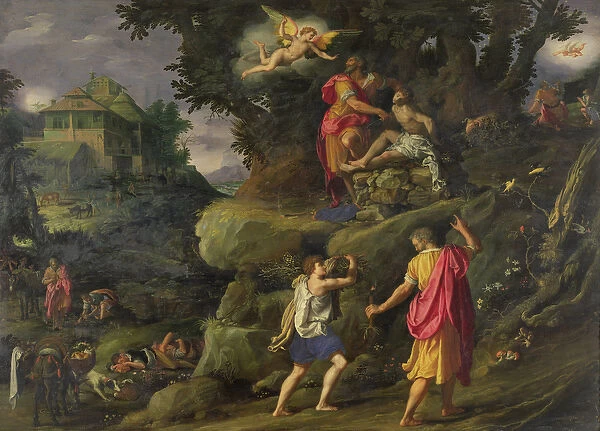 Sacrifice of Isaac, 1601 (oil on panel)