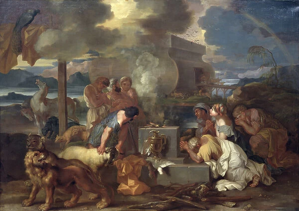 The Sacrifice of Noah, c. 1640 (oil on canvas)