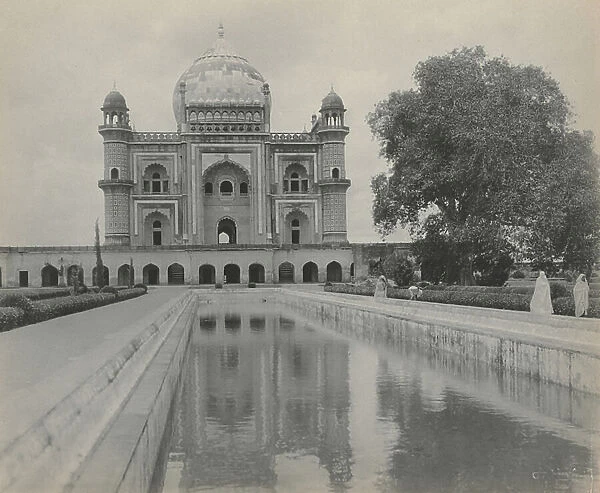 Saftar Jung Tomb, Delhi, c. 1890s (platinum print)