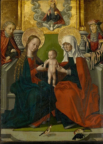 Saint Anne with the Virgin and Child, Joseph, Joachim, God the Father and the Holy Ghost