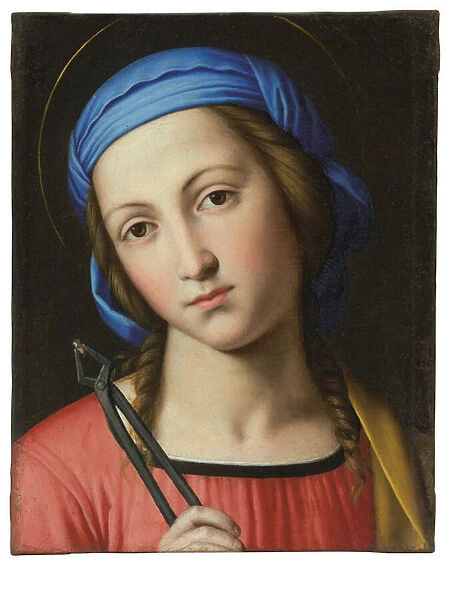 Saint Apollonia (oil on canvas)