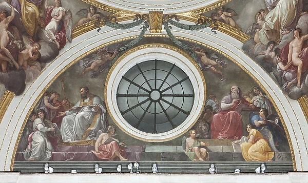 Saint Augustine and Saint Jerome, 1792-95 (fresco)