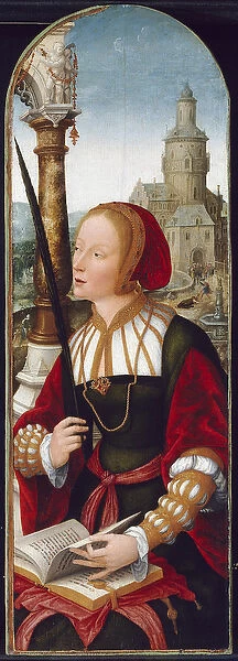 Saint Barbara, c. 1520 (oil on panel)