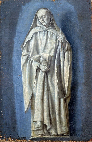 Saint Bruno Painting on canvas by Laurent de La Hyre (1606-1656) 17th century Sun. 0