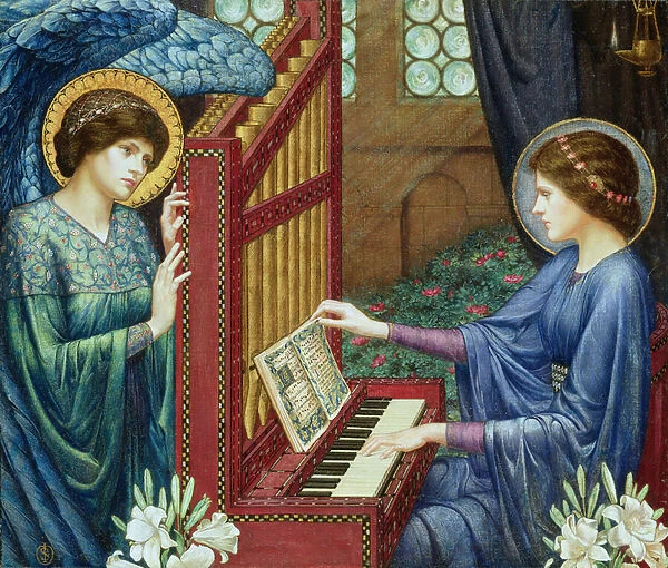 Saint Cecilia (oil on canvas)