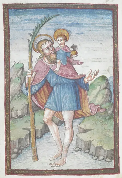 Framed Print : Saint Christopher