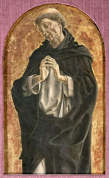 Saint Dominic (tempera on panel)