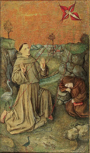 Saint Francis Receiving the Stigmata, late 15th century (oil on gold ground panel)