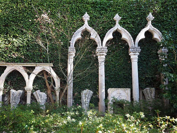 Saint Jean Cap Ferrat, Villa Ephrussi de Rothschild built from 1905 to 1912 by Beatrice Ephrussi de Rothschild. Renaissance style, it is a collectors villa surrounded by gardens. The Lapidary Garden