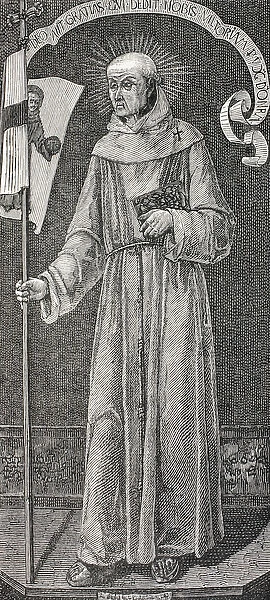 Saint John of Capistrano, c. 1880 (litho)