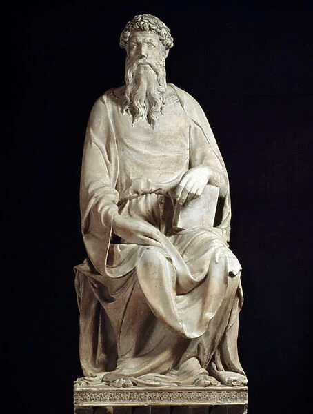 Saint John Evangelist. Marble Sculpture, 1412-1415