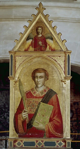 Saint Laurent (San Lorenzo) - Oil on wood, 1320-1325