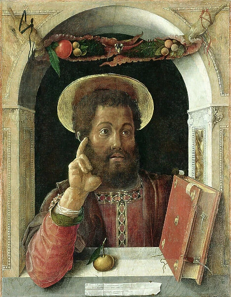 Saint Mark the Evangelist, c.1450 (mixed media on canvas)