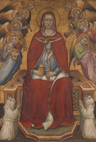 Saint Mary Magdalen Holding a Crucifix, c. 1395-1400 (tempera on canvas, gold ground)