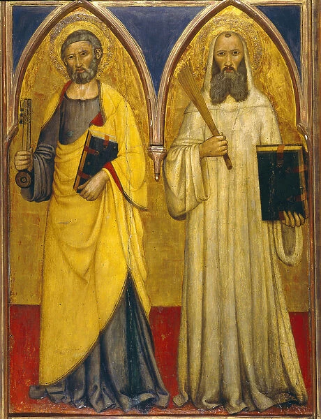 Saint Peter and Saint Paul - by Andre d Orcagna (1329 - 1389), Museum of Menton