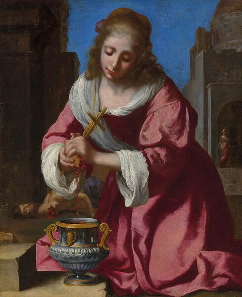 Saint Praxedis (oil on canvas)