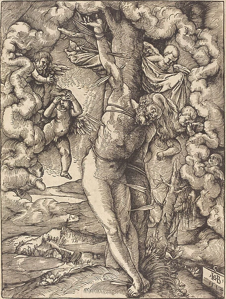 Saint Sebastian, 1514 (woodcut)
