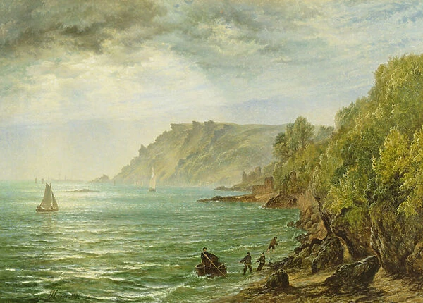 Salcombe Estuary, South Devon, 1882 (oil on canvas)