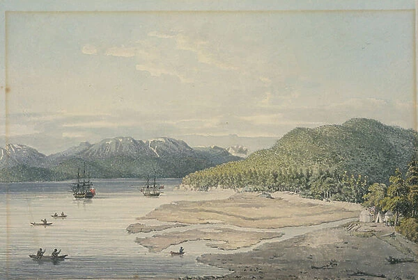 Salmon Cove, Observatory Inlet, 1798 (watercolour)