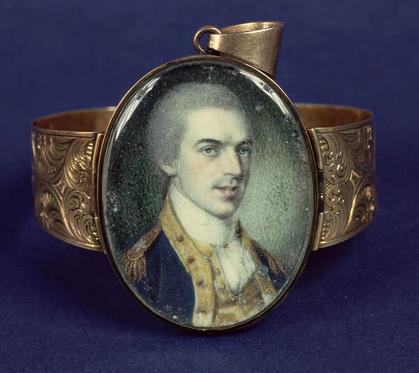 Samuel B. Webb, 1779 (w  /  c on ivory on wristlet)