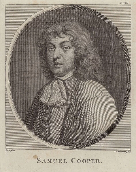 Samuel Cooper, English painter of miniatures (engraving)