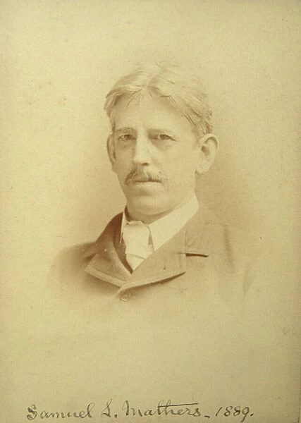 Samuel Liddell Mathers (1854-1918) 1889 (b  /  w photo)