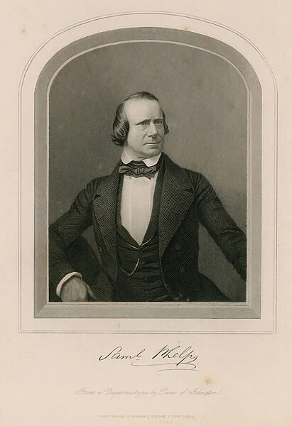 Samuel Phelps, actor (engraving)