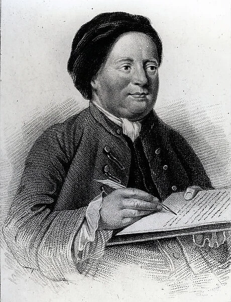 Samuel Richardson (1689-1761) (engraving) (b  /  w photo)