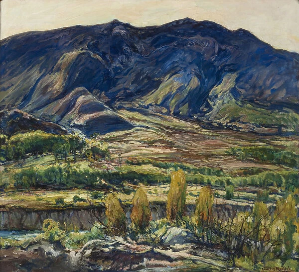 In the San Felipe Valley, 1927 (oil on canvas)